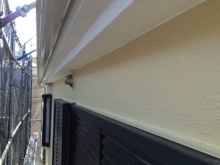 塗装後の付帯部