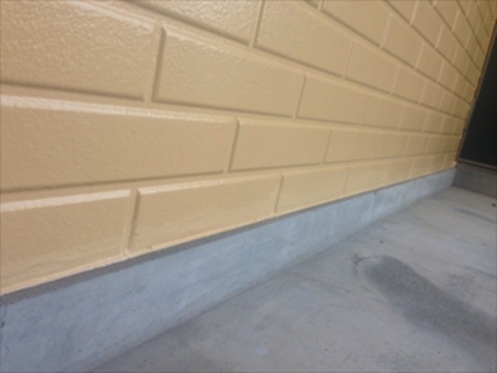 段差や隙間の塗装作業後の状態