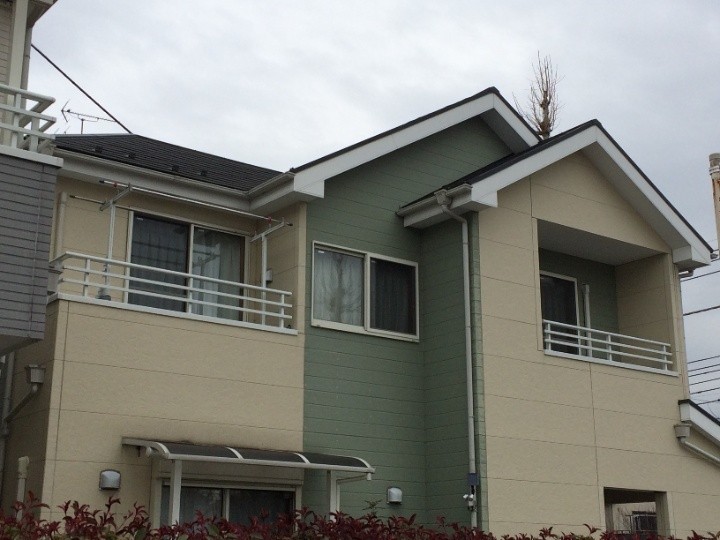 塗装前の住宅