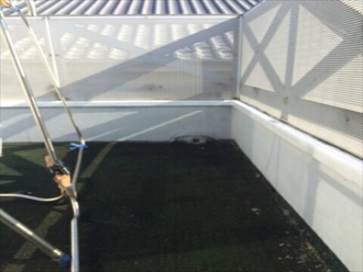 鉄部の塗装工事後の状態