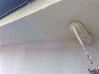 軒天の塗装工事