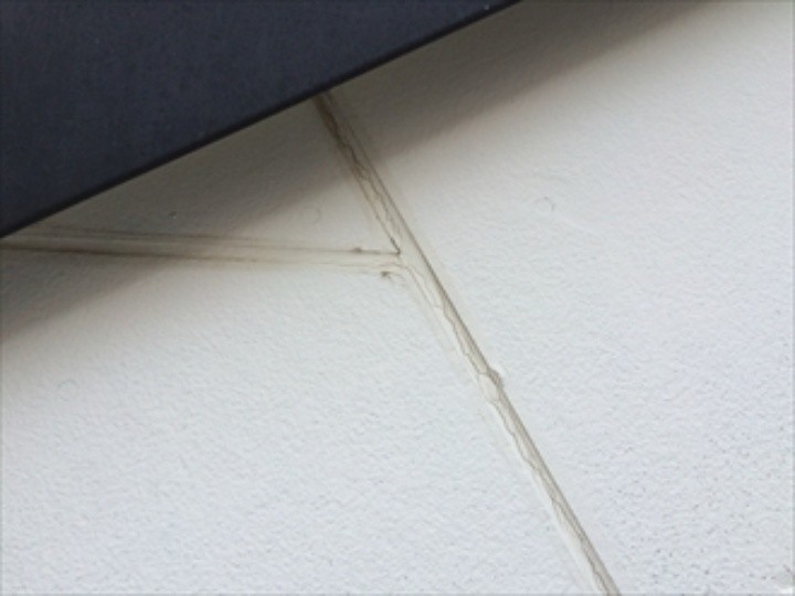 コーキング処理した痕跡