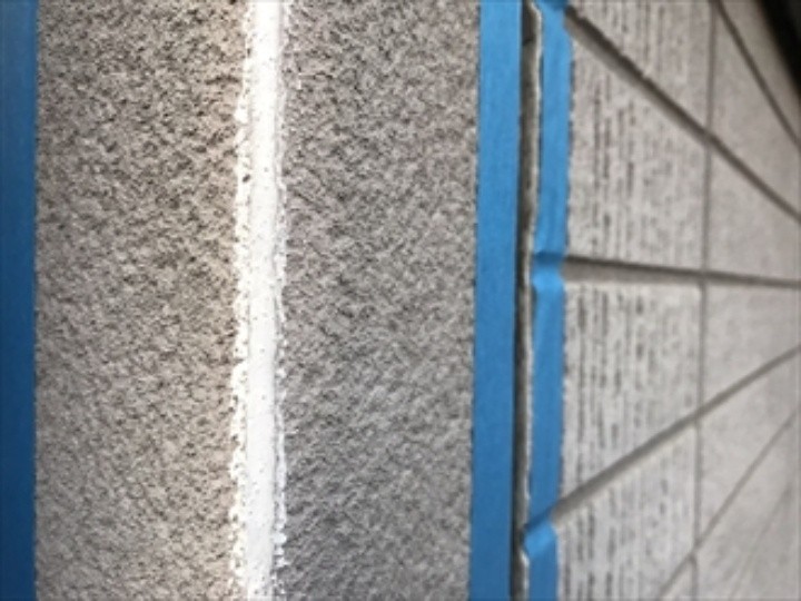 コーキング後の外壁