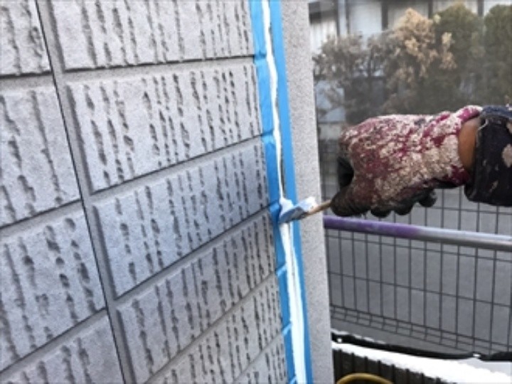 コーキング作業