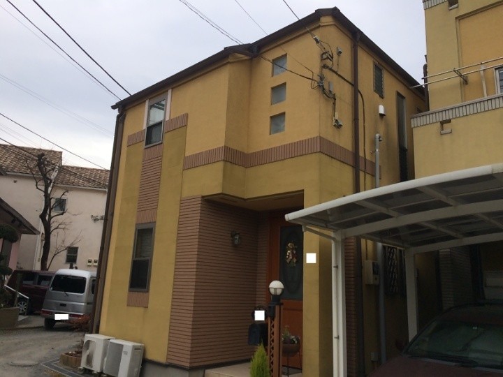 外壁の状態を点検調査