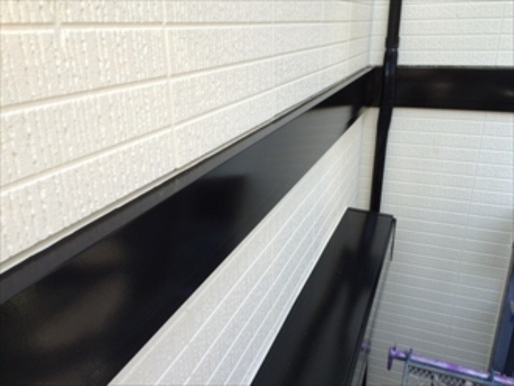 上塗り作業が完了後の状態