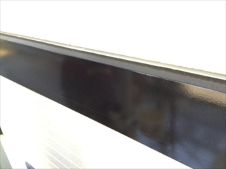 上塗り作業が完了