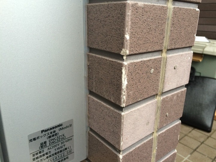 サイディングのコーナー部分の剥がれ