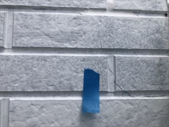 下塗り作業後の状態