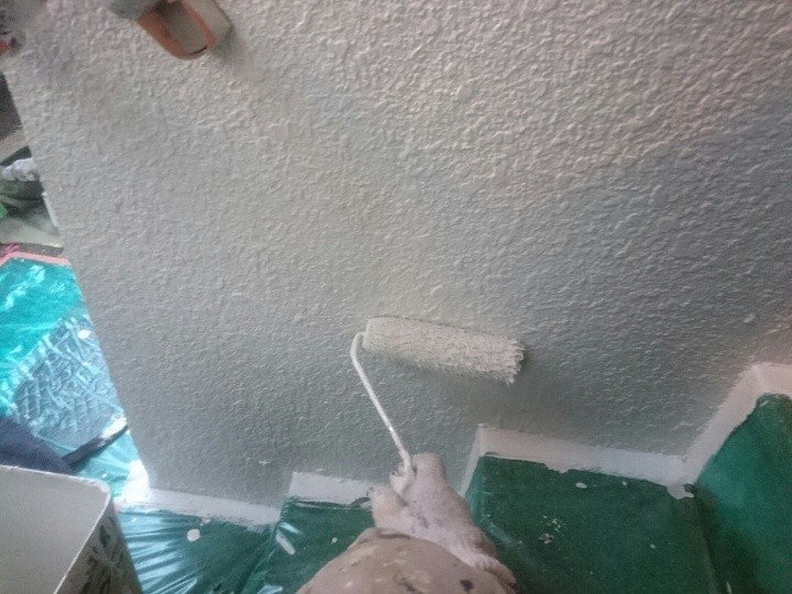 モルタル壁の塗装（上塗り）