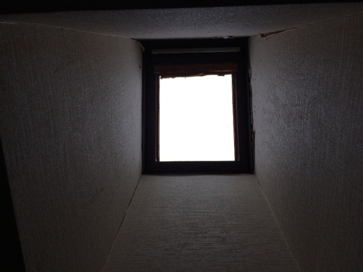 室内トップライト周辺の状態