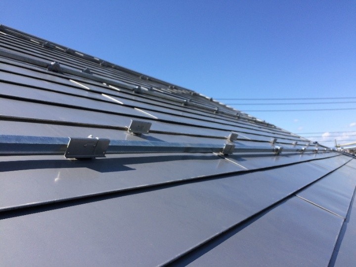 新規雪止めとLアングルの増設