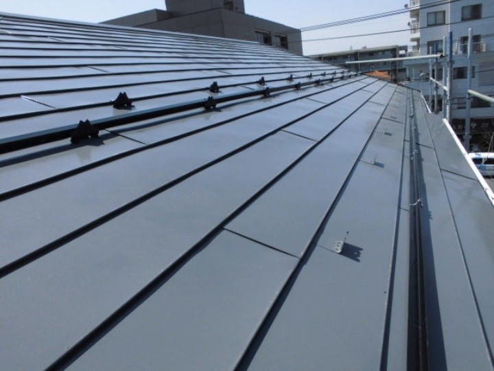 2列目へのLアングル取付と3列目雪止め増設