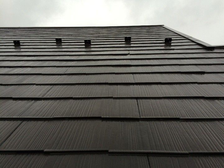 上段の雪止め配置のチェック