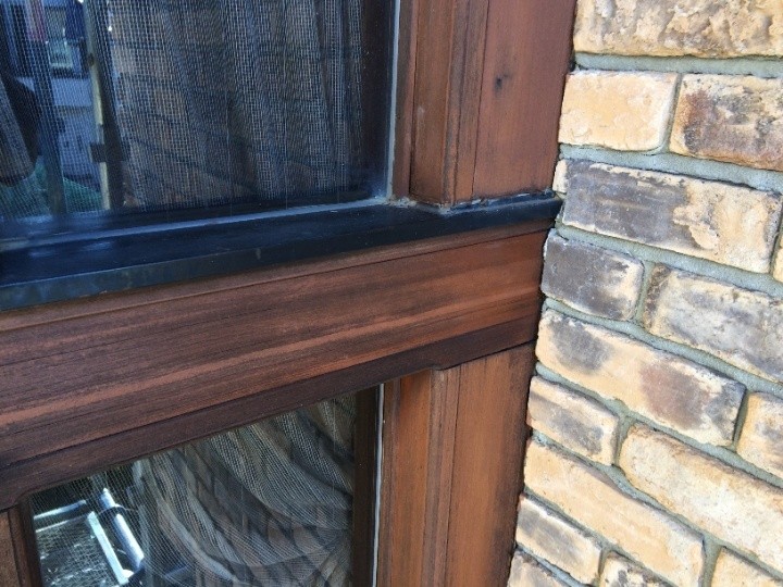 木部にニューボンデンDXを塗装（２回目）