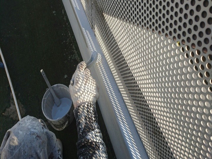 鉄部の塗装工事