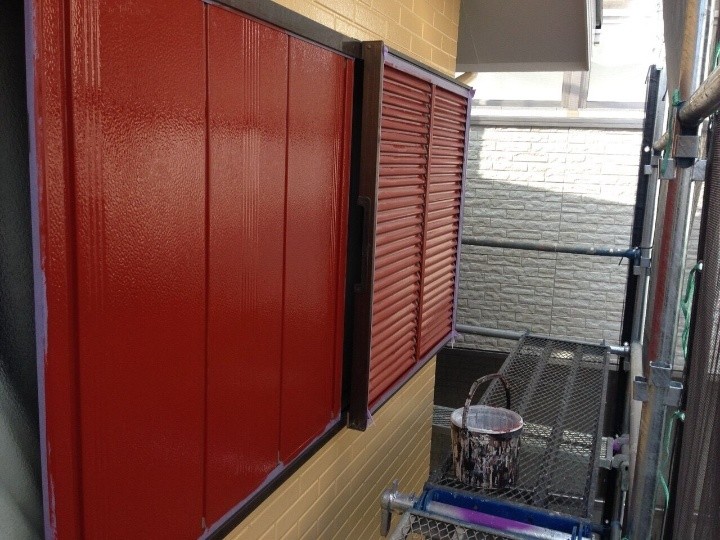 雨戸（付帯部）塗装工事