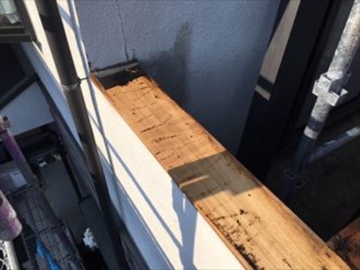 笠木の交換工事