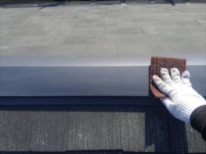 ペーパー掛けによる「目粗し」