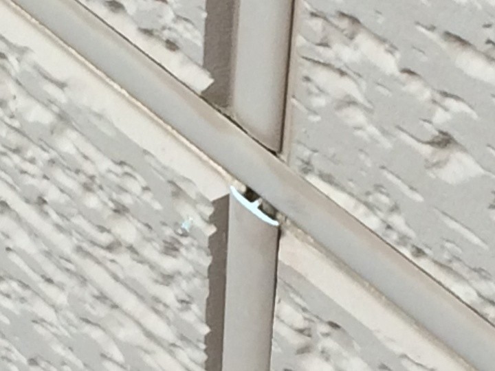 ジョイントパッキンが剥がれかけている箇所