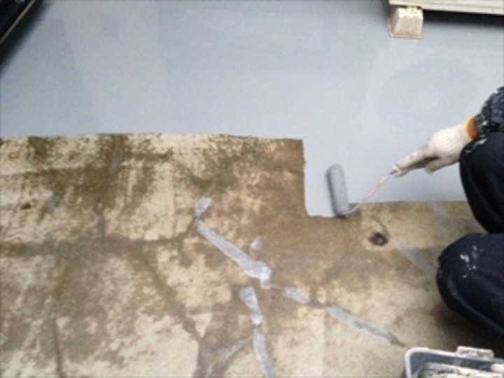 トップコートを塗布