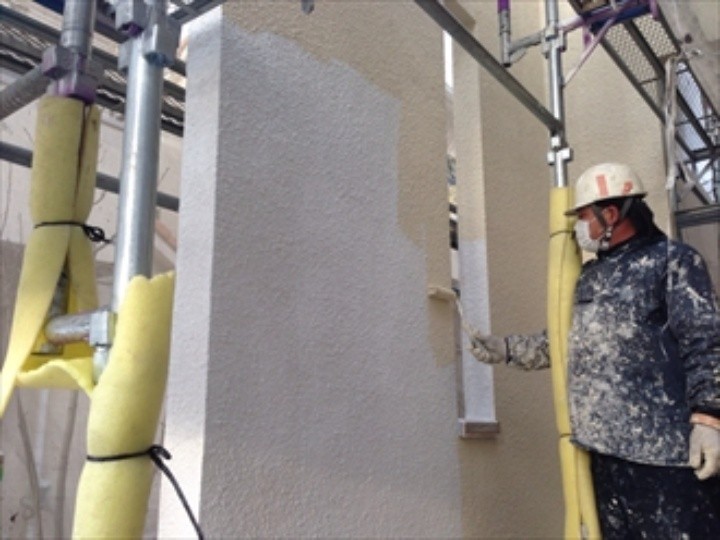 パーフェクトトップを用いた中塗り作業