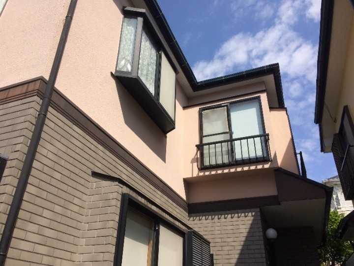 ひび割れもなく良好な外壁