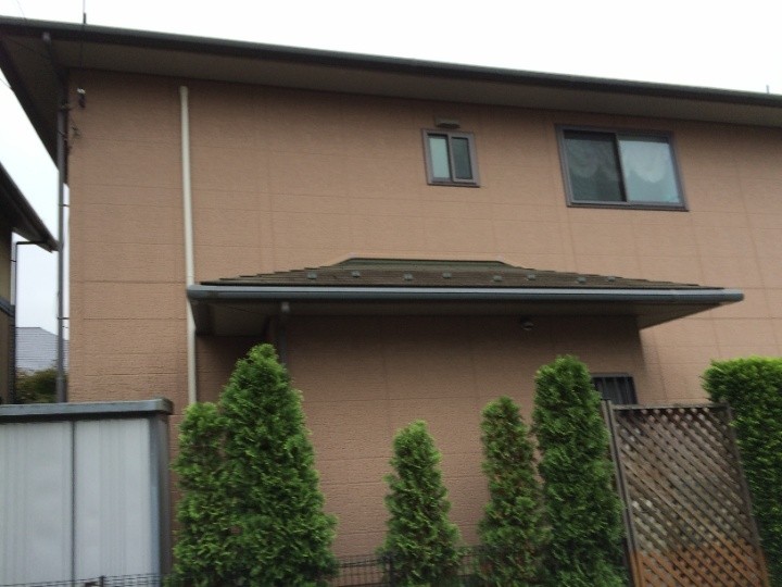 外壁塗り替え工事前の外観