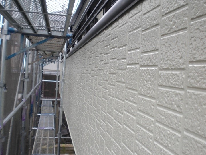 ファインシリコンフレッシュで塗装した後の状態