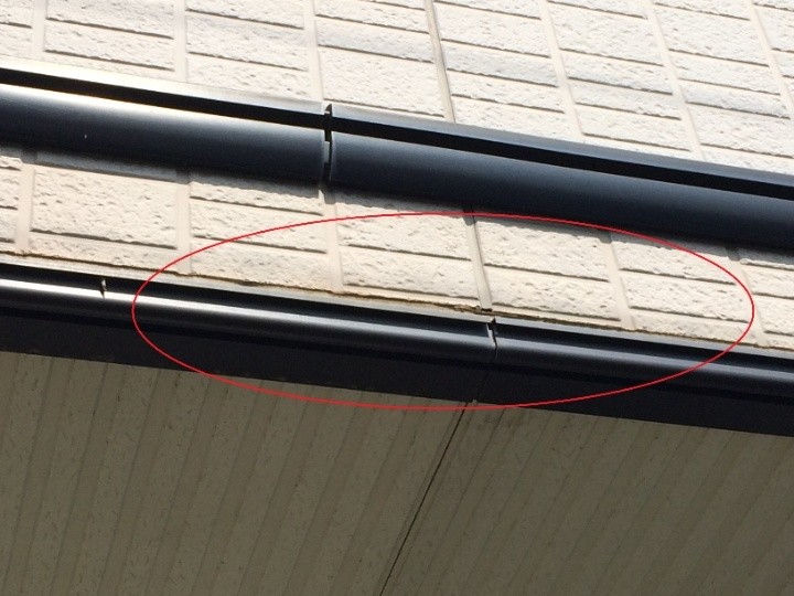 サイディングが浮いた状態