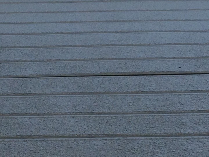 サイディングに反りが確認