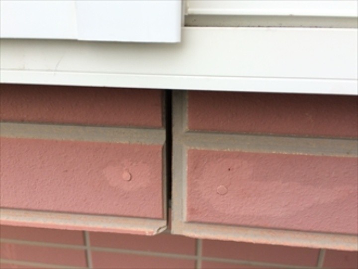 サイディングの縦目に隙間