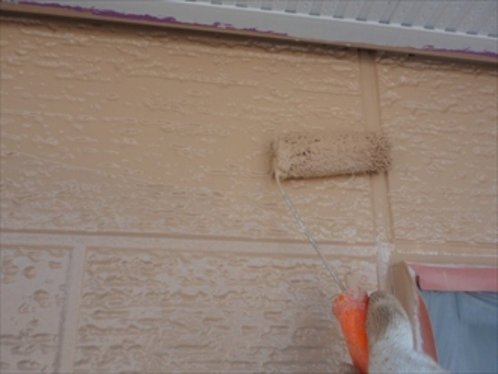 ファインシリコンフレッシュで上塗り