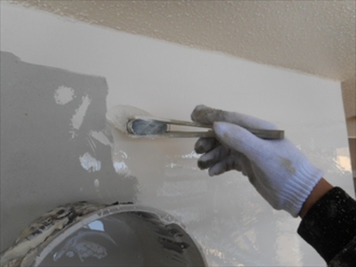 ファインSiで付帯部塗装工事