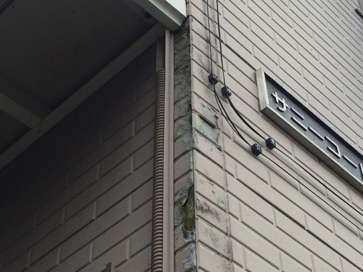 サイディングのコーナー部分は劣化