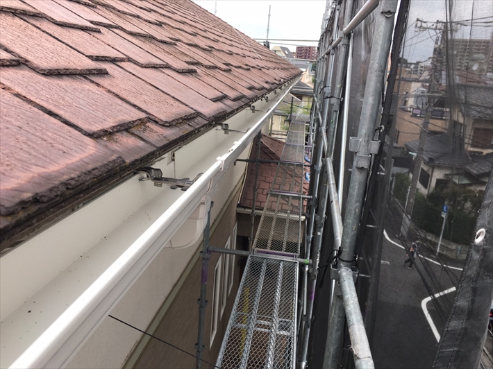 軒樋設置