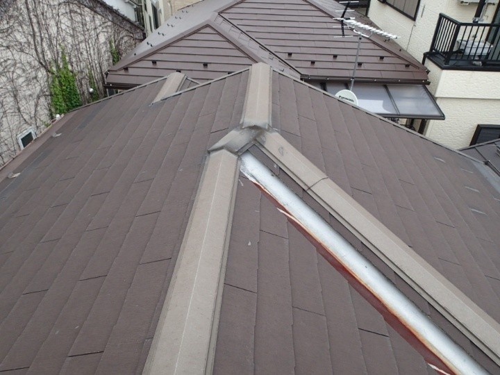 棟周辺の劣化も確認