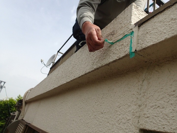 仕上げの養生撤去