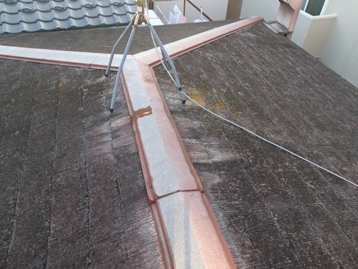 棟板金周辺の劣化