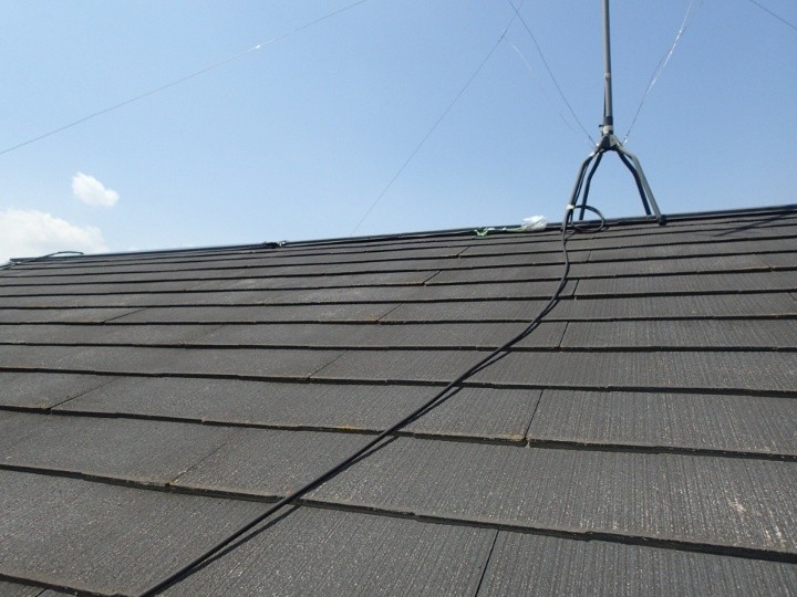 屋根表面の状態確認