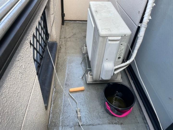 既存ドレンの撤去と清掃