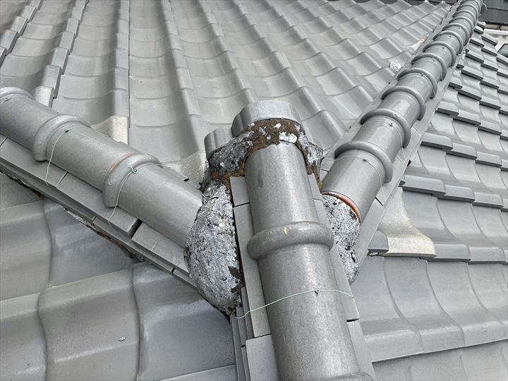 棟取り合い部分の劣化