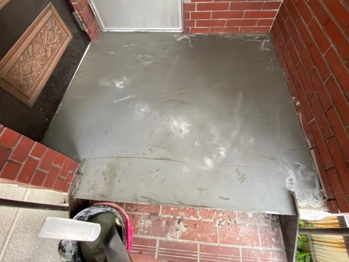 モルタルによる下地の整形