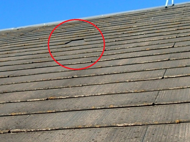 台風による明確な破損箇所