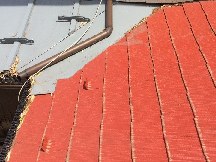 屋根材スレートの状態