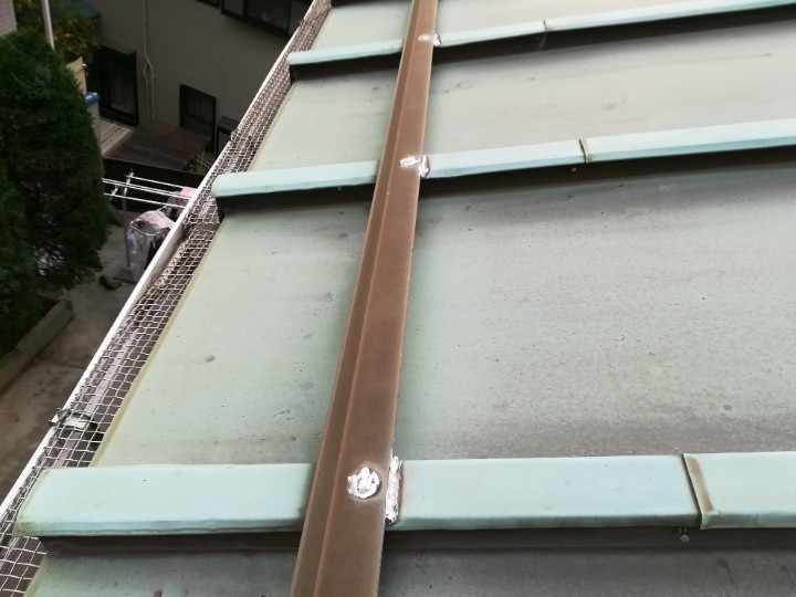 屋根際の状態確認