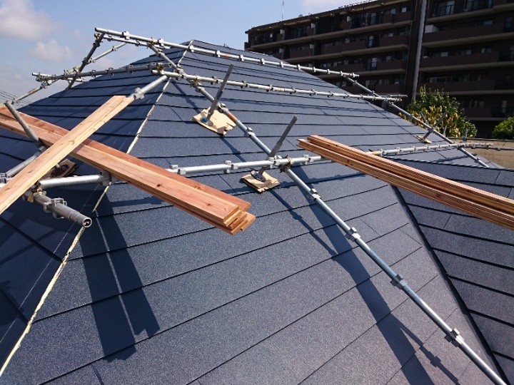 スーパーガルテクト本体の設置