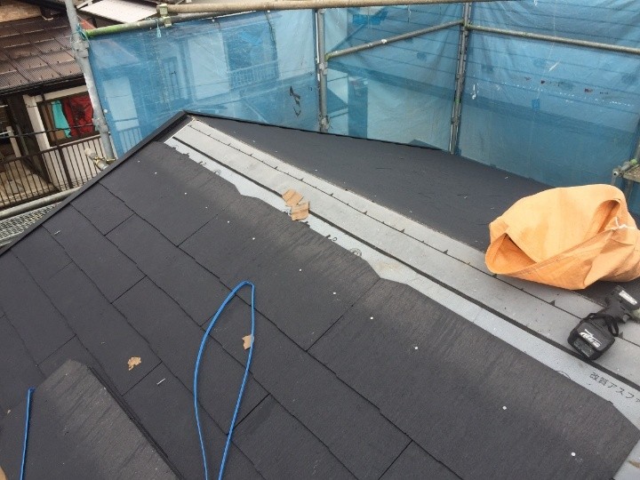 コロニアルクァッドの葺き込み