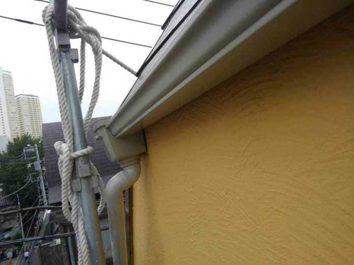 竪樋との接続と最終確認