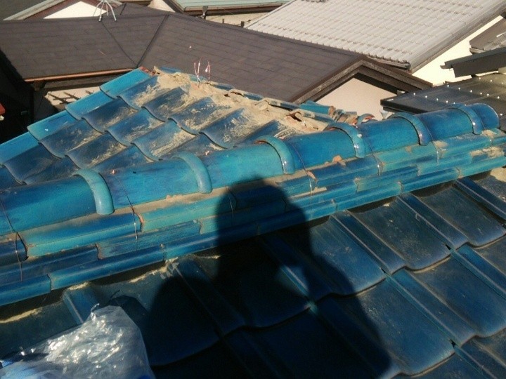 棟瓦の完成と仕上げ確認